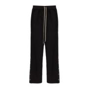 Rick Owens Sweatpants Pusher Black, Dam