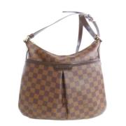 Louis Vuitton Vintage Pre-owned Tyg axelremsvskor Brown, Dam