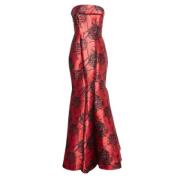 Carolina Herrera Pre-owned Pre-owned Tyg klnningar Red, Dam