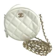 Chanel Vintage Pre-owned Laeder chanel-vskor White, Dam