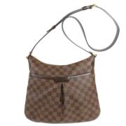 Louis Vuitton Vintage Pre-owned Tyg axelremsvskor Brown, Dam