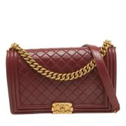 Chanel Vintage Pre-owned Laeder chanel-vskor Red, Dam