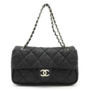 Chanel Vintage Pre-owned Tyg chanel-vskor Black, Dam