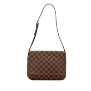 Louis Vuitton Vintage Pre-owned Plast axelremsvskor Brown, Dam