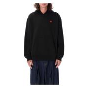 Kenzo Svart Stickat Hoodie Aw24 Black, Herr