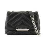 Armani Exchange Liten quiltad axelväska Black, Dam