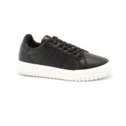 Armani Exchange Svarta Sneakers för Stiligt Utseende Black, Herr