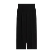 Max Mara Weekend Elegant Straight-Leg Byxor Black, Dam