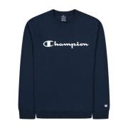 Champion Snygg Sweatshirt för Vardagsbruk Blue, Herr