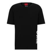 Hugo Boss Herr Snygg Ekologisk Bomull T-shirt Black, Herr