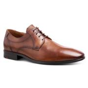 Lloyd Stiliga Cognac Läder Derby Skor Brown, Herr