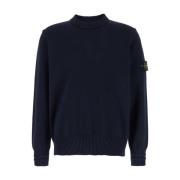 Stone Island Vinter Bomullströjor Blue, Herr