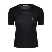 Vivienne Westwood Svart Bea Tröja Black, Dam