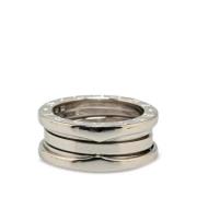 Bvlgari Vintage Pre-owned Vitt guld ringar Gray, Dam