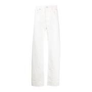 Lanvin Vita Denimbyxor med Twistdetaljer White, Herr