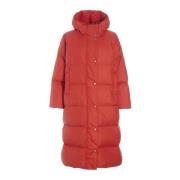 Bitte Kai Rand Fjäder Ned Oversize Kappa Lava Orange, Dam