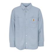 Carhartt Wip Lätt Overshirt med Bröstfickor Blue, Herr