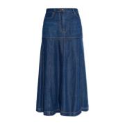 Munthe Denimkjol Blue, Dam