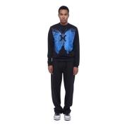 John Richmond Tryckt Hot Pressed Sweatshirt Black, Herr