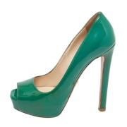 Prada Vintage Pre-owned Laeder klackskor Green, Dam