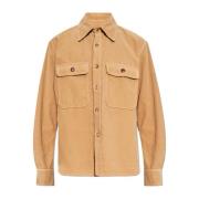 Saint Laurent Manchesterskjorta i manchester Beige, Herr