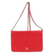 Chanel Vintage Pre-owned Laeder plnbcker Red, Dam