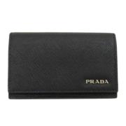 Prada Vintage Pre-owned Laeder plnbcker Black, Dam