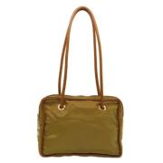 Celine Vintage Pre-owned Canvas celine-vskor Green, Dam