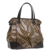 Gucci Vintage Pre-owned Canvas totevskor Beige, Dam