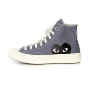 Comme des Garçons Play Chuck Taylor 1970s High Canvas Sneaker Gray, He...