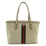 Gucci Vintage Pre-owned Canvas crossbodyvskor Beige, Dam