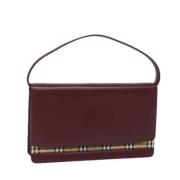 Burberry Vintage Pre-owned Laeder handvskor Red, Dam