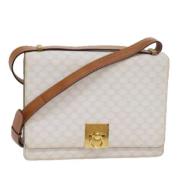 Celine Vintage Pre-owned Canvas celine-vskor White, Dam