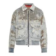 Diesel Denimjacka D-Muddy-Fsf Blue, Herr