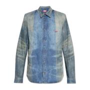 Diesel Jeans skjorta D-Fitty-Fsf Blue, Herr