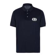 Emporio Armani Blå Polo T-shirts och Polos Blue, Herr