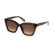 Just Cavalli Brun Transparent Solglasögon Sjc024 0Aak Brown, Dam