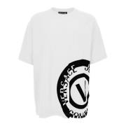 Versace Jeans Couture Snygga T-shirts och Polos White, Herr