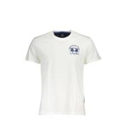 La Martina Elegant kortärmad rund hals T-shirt White, Herr