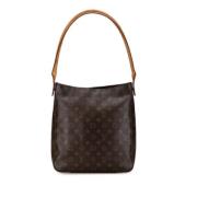 Louis Vuitton Vintage Pre-owned Canvas handvskor Brown, Dam