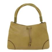 Gucci Vintage Pre-owned Laeder gucci-vskor Beige, Dam