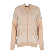 Liu Jo Elegant Sweatshirt med Ståkrage Beige, Dam