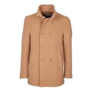 Herno Kamel Dubbelknäppt Jacka Aw24 Beige, Herr