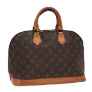 Louis Vuitton Vintage Pre-owned Canvas handvskor Brown, Dam