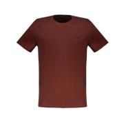 Harmont & Blaine Brun Bomull Broderad Logotyp T-shirt Brown, Herr