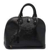 Louis Vuitton Vintage Pre-owned Belagd canvas handvskor Black, Dam