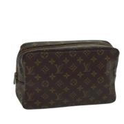 Louis Vuitton Vintage Pre-owned Canvas kuvertvskor Brown, Dam