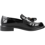 Tamaris Casual platta loafers skor Black, Dam