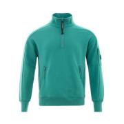 C.p. Company Grön Crewneck Sweater Casual Lyx Green, Herr