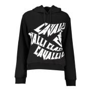 Cavalli Class Svart Sweatshirt med Tryck och Långa ärmar Black, Herr